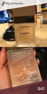 Coco mademoiselle eau de parfum perfume sample vial travel 1.5 ml/0.05 oz by paris fragrance. Chanel Coco Mademoiselle Hair Mist Chanel Coco Mademoiselle Hair Mist Authentic Used Just A Few Times Still Have A Box Cha Mists Hair Mist Coco Mademoiselle
