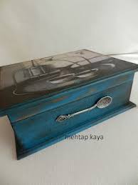 Ahsap Boyama Cay Kutusu Kutular Cay Mobilya