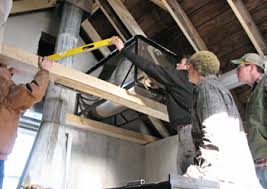 Hooded evapo— rators remove the steam through specially designed stacks and, therefore, can be located to one side of the building. Sugaring At Colby Sawyer College