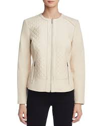 Cole Haan Quilted Leather Jacket Women Bloomingdale S Leather Jackets Women Jackets For Women Quilted Leather