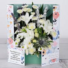 The series follows a young widow and her family as they struggle to cope with the unexpected death of her husband and stars elizabeth olsen. Sympathy Flowers In A Personalised Card Flowercard Sending Floral Hugs