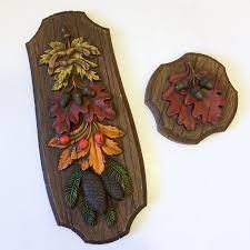 '40s, '50s, '60s, '70s & '80s. Vintage Wall Decor Vintage Fall Acorn Plastic Wood Wall Hangings Poshmark