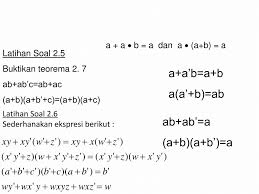 Variasi masukan lainnya boleh tidak ditampilkan dan cukup dituliskan kata 'lainnya'. Ppt Aljabar Boole Powerpoint Presentation Free Download Id 7009896