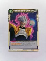Was defeated at he last strongest under the heavens tournament. Dragon Ball Card Super Card Game Rebirth Of Planet Tsuful Bt8 086 C Ebay
