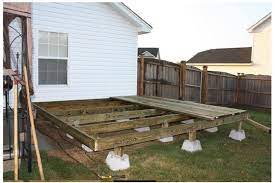 no dig deck using dek block piers building a deck diy deck concrete deck blocks