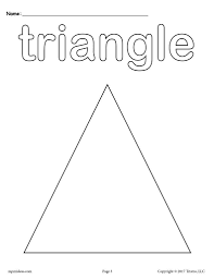 12 Shapes Coloring Pages Shape Coloring Pages Shapes Preschool Printables Triangle Worksheet