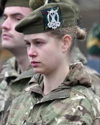 Lady Louise Winsdor has been pictured parading with St Andrews Officer  Training Corps during St Andrews University Remembrance Day Parade. Lady  Louise Alice Elizabeth Mary Mountbatten-Windsor (born 8 November 2003) is a
