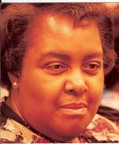 My mother, Odessa Haynes standing