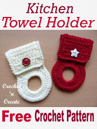 :d this is easy enough for beginners and make a great gift paired with the best crocheted potholders ever! Kitchen Towel Holder Free Crochet Pattern Crochet Kitchen Towels Kitchen Towel Holder Crochet Towel Holders