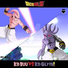 Dragon Ball Z Kid Buu Vs Kid Glyph By King Keno By Estonius Dragon Ball Z Dragon Ball Gt Dragon Ball