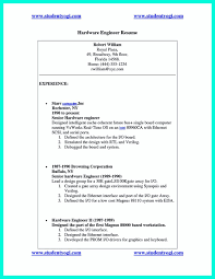 Computer Engineering Resume Includes The Skill In The It Field You Have Experience In The Same Field For Certain Years Including The Title You Have Check