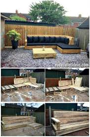 Tutorial Pallet L Shaped Sofa For Patio Couch Easy Pallet Ideas Diy Terrasse Terassenideen Terrasse Aus Paletten