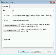 While this option is enabled, outlook won't let you move folders. Resorting The List Order Of Mailboxes And Pst Files Msoutlook Info
