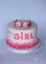 Pink Baby Cake Red Cake Single Tier Cake Cake