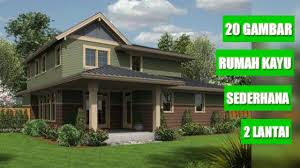 50 desain rumah minimalis 2 lantai terbaru 2017. 20 Model Desain Rumah Kayu 2 Lantai Sederhana Terbaik Youtube
