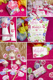 Only 1 available and it's in 1 person's cart. Hawaiian Theme Party Luau Party Decorations Moana Birthday Etsy