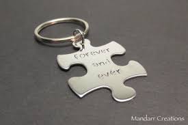 Forever And Ever Interlocking Puzzle Piece Keychain Handmade Gifts For Her Etsy Crafts Etsy Makers