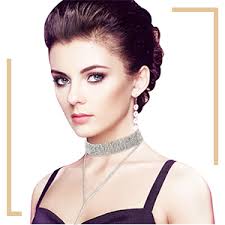 Amazon.com: meekoo 2 Pieces Rhinestone Tassel Choker Necklace Multilayer  Wide Collar Necklaces Tassel Chain Necklaces for Women Favor : Clothing,  Shoes & Jewelry