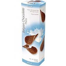 The ballotin box is a rectangular box with gentle sloping sides from a smaller base to a larger top. Belgian Chocolate Thins 4 4oz Pack Of 1 Milk Buy Online In United Arab Emirates At Desertcart Ae Productid 61619336