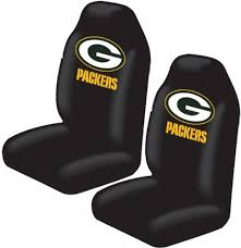 Amazon Com Green Bay Packers Auto Seat Cover Universal Fit Set Of Two Sports Fan Automotive Seat Covers Spor Green Bay Packers Back Seat Covers Green Bay