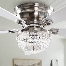 Maybe you would like to learn more about one of these? 5 Blade 48 Inch Crystal Fandelier Ceiling Fan With Remote Control 48 Inches Overstock 32700103