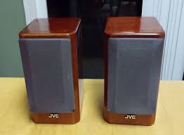 Jvc Sp Fs8000 Micro Cherry Compact Bookshelf Full Range Executive Wood Speakers Wood Speakers Speaker Jvc
