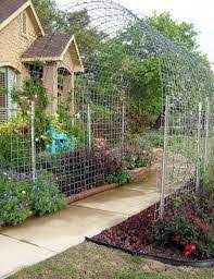 A freestanding garden arbor will look great on any pathway or entryway. Image Result For Homemade Metal Garden Arch Childrens Garden Garden Archway Diy Garden Trellis Beautiful Gardens