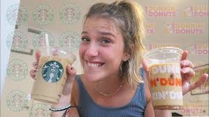 pruebo el café del dunkin por primera vez