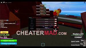 Blox Fruits Demon Hub Script GUI | Auto Gear & Auto Farm - CHEATERMAD