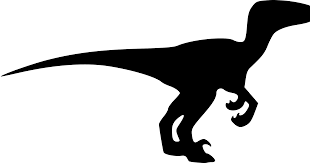Clipart Velociraptor Silhouette Dinosaur Silhouette Dinosaur Outline Dinosaur Clip Art