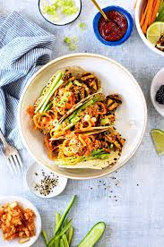 This recipe is also free of common allergens found in commercially packaged gochujang like gluten, soy & corn. Grilled Tofu Tacos With Gochujang Glaze Vegan And Gluten Free Optional The Pig Quill