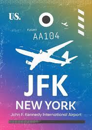 Jfk Airport Code Colors By Sky Captain Jfk Jfk News Canvas Prints