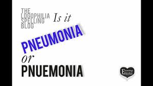 How To Spell Video Pnuemonia Or Pneumonia Youtube