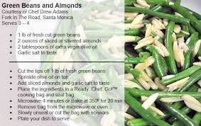 4 Min To Done In Microwave Fresh Green Beans And Almonds Fresh Green Beans 10 Minute Meals Green Beans