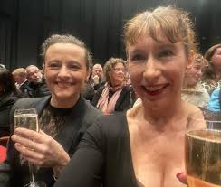 Came across the clipping of Kit's impending 2008 birth heralded  (confidentially 🥸) in the Arts pages of The Advertiser as a Festival of  Fertility along with dear pregnant colleagues Christie Anthoney Michael