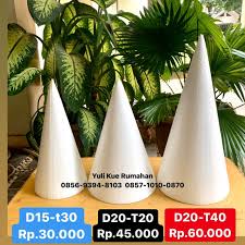 Tips membuat donat agar mekar & tidak bantat. Kerucut Styrofoam D20 Tinggi 40cm Utk Donat Tower Atau Macaroon Tower Shopee Indonesia