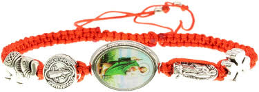 St. Jude Saint Benedict Virgin Mary Clover Elephant Adjustable Bracelet