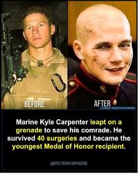 William Kyle Carpenter was just 21 when he threw himself
