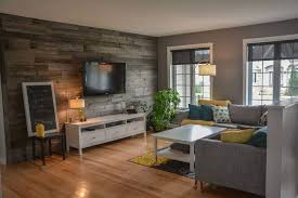 Mur De Salon En Bois De Grange Recherche Google Home Living Room Home Living Room Remodel