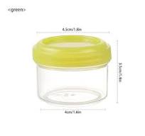 4Pcs Mini Clear Plastic Jars with Leakproof Lids, Reusable ...