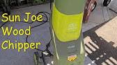 A key feature of the unit is a safety hopper lock that prevents the motor from operating when opened. Cj603e Sun Joe 1 7 Inch Cutting Diameter Electric Silent Wood Chipper Shredder Live Demo Youtube