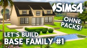 Viele geprüfte hausbaufirmen und über 1.000 massivhäuser mit grundrissen und preisen sowie weiterführende informationen. Die Sims 4 Haus Bauen Ohne Packs Base Family 1 Grundriss Deutsch Youtube