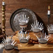 Foil Throne Cupcakes Recipe Game Of Thrones Party Game Of Thrones Birthday Game Of Thrones Food