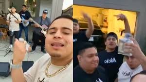 Fuerza regida es un grupo de corridos, conformado por jesús ortiz, requinto samuel jaimez, khrystian ramos y josé, originarios de sinaloa, méxico quienes. El Cantante Jesus Ortiz Celebro Una Fiesta Donde Se Olvidaron Del Coronavirus Y Hasta Bebieron De La Misma Botella Shows El Gordo Y La Flaca Univision