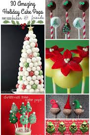Stir in water and sugar. 30 Christmas Cake Pops Collection Pint Sized Baker
