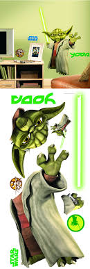 Star Wars Yoda Peel And Stick Giant Wall Sticker Wall Sticker Outlet Deco Chambre Enfant Chambre Enfant Deco Maison