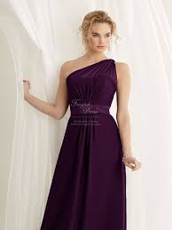 One Shoulder Strap Cadburys Purple Bridesmaid Dress 12019 Purple Bridemaid Dres Bridesmaid Dresses Vintage Bridesmaid Dresses One Shoulder Bridesmaid Dresses