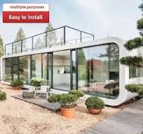 Modern Modular 20FT Pod Movable House Smart Apple Cabin Sleeping Container  House