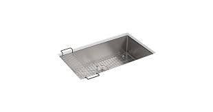 Our kitchen sink k 5931 4u 96 kohler executive chef cast iron. Strive 32 Undermount Single Bowl Kitchen Sink W Sink Rack K 5285 Kohler Kohler