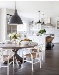 Pin By Eveliina Saikkonen On Heart Of The Home Farmhouse Kitchen Tables Modern Farmhouse Dining Room Modern Farmhouse Dining
